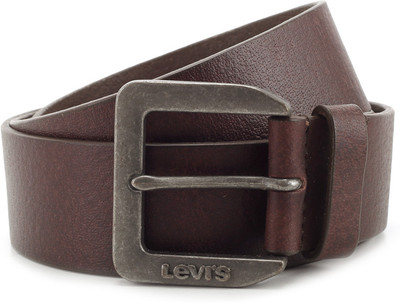 

Levi's Men Brown Metal, Genuine Leather Belt