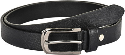 

Buckle Up Women Formal Black Artificial Leather Belt
