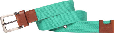 

Pepe Jeans Men Fabric, Genuine Leather Belt, Sea green