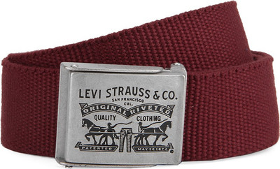 

Levi's Men Red Canvas Belt