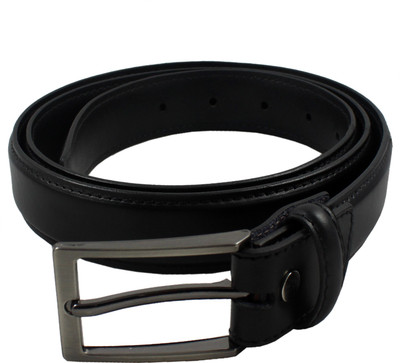 

Bulchee Men Casual Black Genuine Leather Belt