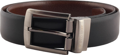 

Red Chief Men Formal Black, Brown Genuine Leather Belt, 80072-black
