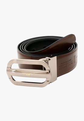 

Park Avenue Men Formal Black Genuine Leather Reversible Belt