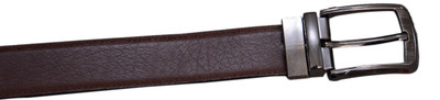 

Tashan Men Formal Black, Brown Genuine Leather Reversible Belt