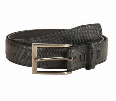 

Pacific Gold Men Formal Black Artificial Leather Belt