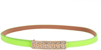 

Tiekart Women Casual Green Synthetic Belt