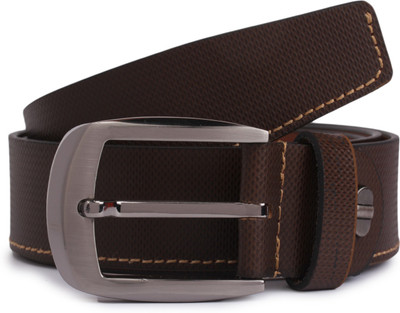 

Alvaro Men Formal Brown Genuine Leather Belt