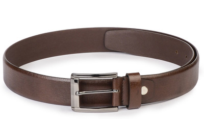 

Buckle Up Men Brown Genuine Leather Belt