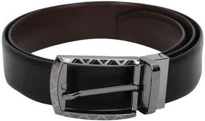 

Newhide Men Formal Black, Brown Genuine Leather Reversible Belt