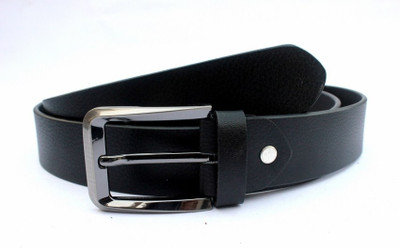 

Tops Men Formal Black Genuine Leather Belt