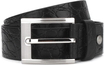 

Woodland Men Black Genuine Leather Belt