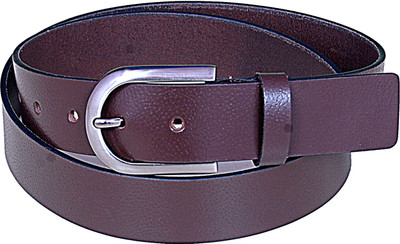 Manshkhino Men Formal Brown Genuine Leather Belt available at flipkart for Rs.850