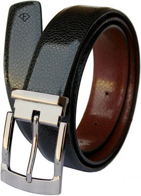 

Fashius Men Black Artificial Leather Belt, Black-01