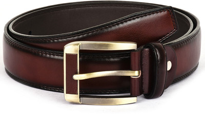 

Buckle Up Men Formal Brown Artificial Leather Belt