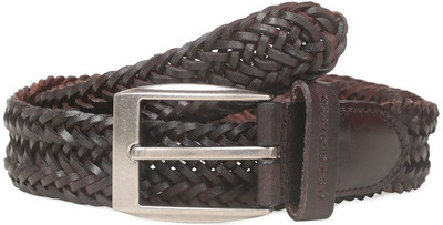 

U.S. Polo Assn Men Casual Black Genuine Leather Belt