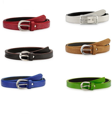 Arum Girls Casual Green, Blue, Black, Red, White, Brown Artificial Leather Belt