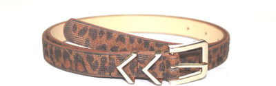 

Amafhh Girls Casual Multicolor Artificial Leather Belt, Brown-1-8