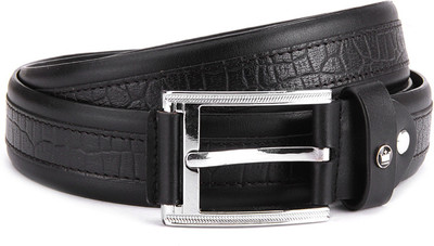 

Louis Philippe Men Black Metal Belt