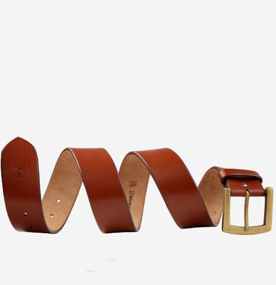

99Cells Men Casual Tan Genuine Leather Belt