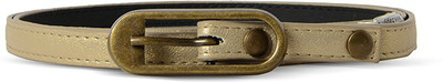 

Baggit Women Casual Gold Synthetic Belt
