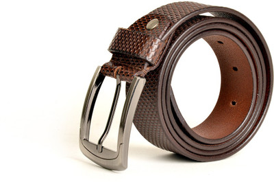 

Just Differ Men Casual, Evening, Formal, Party Brown Genuine Leather Belt