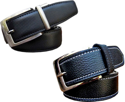 

Kritika Boys Casual Black Genuine Leather Reversible Belt, Black;brown