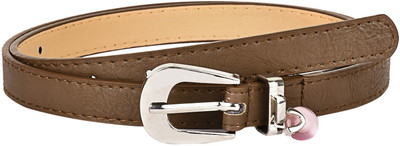 

Buckle Up Women Formal Brown Artificial Leather Belt