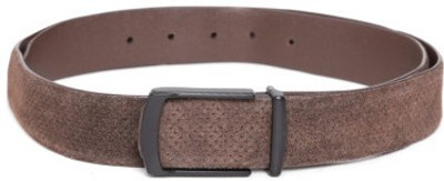 

John Players Men Genuine Leather Belt, Tobacco brown
