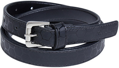 

Scarleti Women Casual Black Genuine Leather Belt