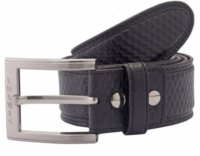 

Adamis Men Formal Black Genuine Leather Belt