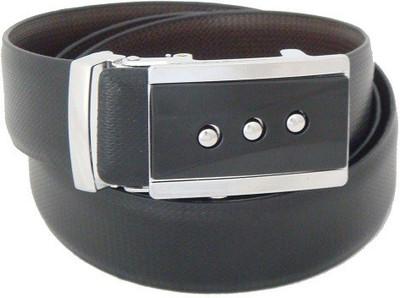 

SFA Men Formal Black Artificial Leather Reversible Belt, Black614