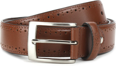 

U.S. Polo Assn Men Brown Genuine Leather Belt, Cognac