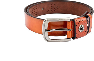 

Swiss Design Men Casual Tan Genuine Leather Belt