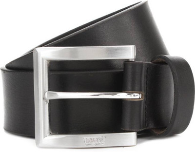 

Levi's Men Black Genuine Leather Belt