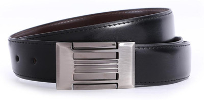 

Bluth Men Formal Black Artificial Leather Belt