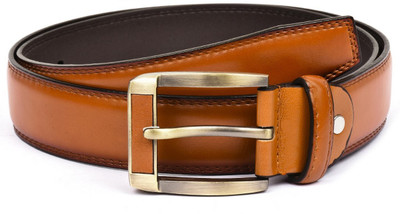

Buckle Up Men Formal Tan Artificial Leather Belt