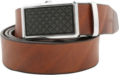 

Redrho Men Party, Formal Tan Genuine Leather Belt, Brown;tan