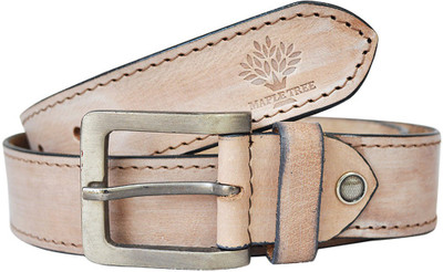 

Mapletree Men Party Beige Genuine Leather Belt
