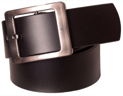 

Cops Men Formal Black Genuine Leather Belt