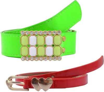 

Antiformal Women Casual, Party Multicolor Artificial Leather Belt