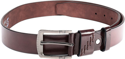 

Swiss Design Men Casual Brown Genuine Leather Belt