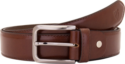 

Valbone Men Casual Silver Genuine Leather Belt