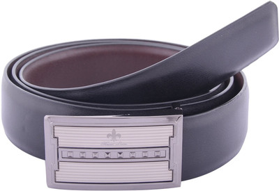 

SFA Men Formal Black Artificial Leather Reversible Belt, Blackbrown350