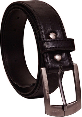 

Elligator Men Casual, Formal, Party Black Artificial Leather Belt