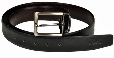 

Newhide Men Formal Brown, Black Genuine Leather Reversible Belt, Black;brown