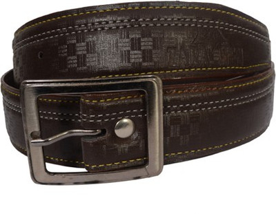 

Aam Shopping Men Casual Brown Artificial Leather Belt