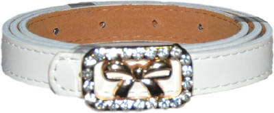 

Portia Girls White Artificial Leather Belt