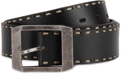 

Fastrack Men Black Genuine Leather Belt