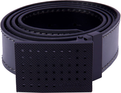 

Calvin Klein Men Casual Grey Genuine Leather Belt, Grey slate