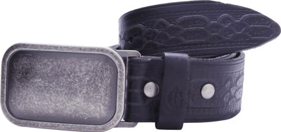 

Guess Men Casual, Formal, Party Black Genuine Leather Belt